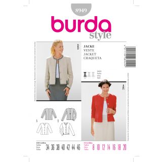 Schnittmuster - burda style - Jacke - 8949