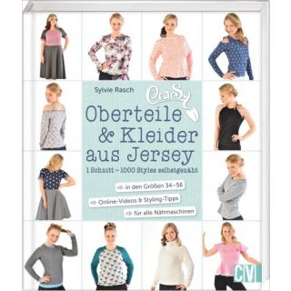 Buch - CraSy Oberteile &amp; Kleider aus Jersey - Ein Schnitt - 1000 Styles selbstgenäht