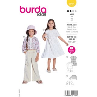 Schnittmuster - burda kids - Kleid&amp;Jacke - 9225  