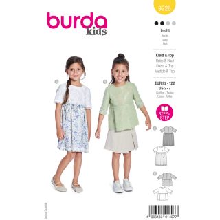 Schnittmuster - burda kids - Kleid&amp;Top - 9226  