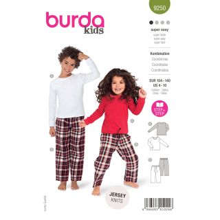 Schnittmuster - burda kids - Kombination Kinder UNISEX - 9250 