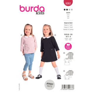 Schnittmuster - burda kids - Kleid &amp; Shirt - 9262