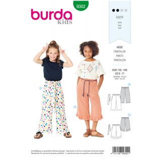 Schnittmuster - burda kids - Hose - 9302