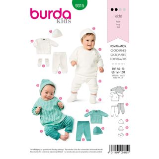 Schnittmuster - burda kids - Kombination - 9315