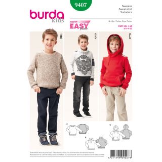 Schnittmuster - burda kids - Sweater - 9407