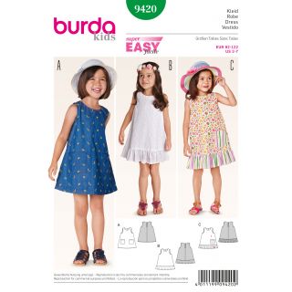 Schnittmuster - burda kids - Kleid - 9420