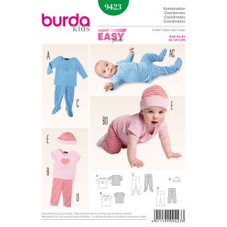 Schnittmuster - burda kids - Kombination - 9423