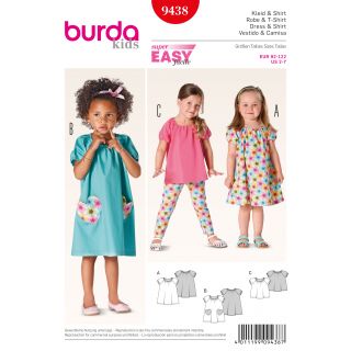 Schnittmuster - burda easy - Kleid &amp; Shirt - 9438