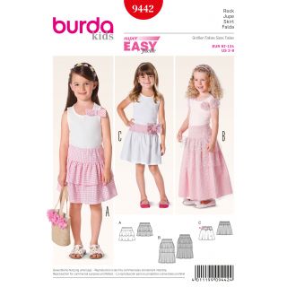 Schnittmuster - burda kids - Rock - 9442