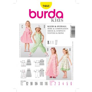 Schnittmuster - burda style - Kleid, Overall - 9460