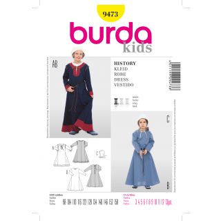 Schnittmuster - burda style - Kleid History - 9473