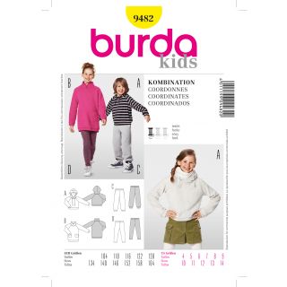 Schnittmuster - burda kids - Kombination - 9482