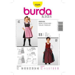 Schnittmuster - burda kids - Dirndl - 9509