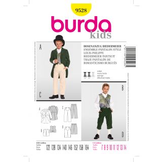 Schnittmuster - burda style - Hosenanzug Biedermaier - 9528