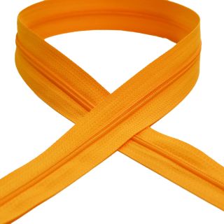 AY - Spiral - Reißverschluß - 3 mm - Meterware - orange