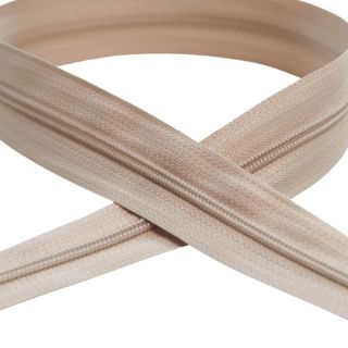 AY - Spiral - Reißverschluß - 3 mm - Meterware - beige