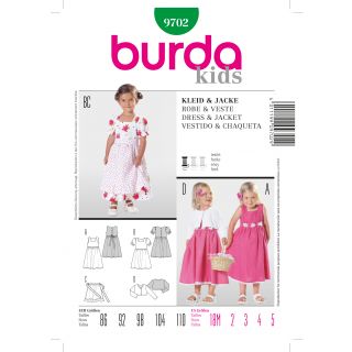 Schnittmuster - burda style - Kleid und Jacke - 9702