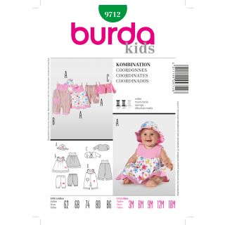 Schnittmuster - burda kids - Kombination - 9712