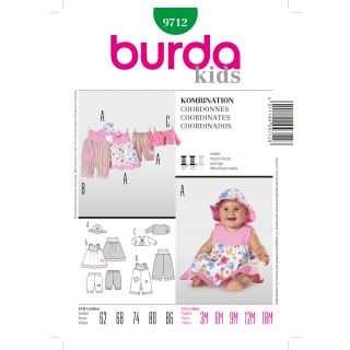 Schnittmuster - burda kids - Kombination - 9712