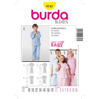 Schnittmuster - burda kids - Schlafanzug - 9747