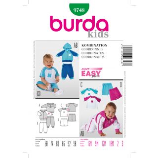 Schnittmuster - burda kids - Kombination - 9748