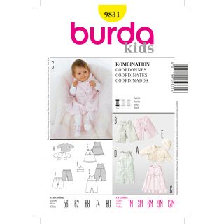 Schnittmuster - burda kids - Kombination - 9831