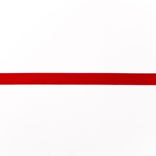 Ripsband - uni - 10 mm - rot