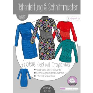 Schnittmuster - ki - ba - doo - Abbie - Kleid mit Drapierung - Woman