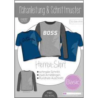 Schnittmuster - ki - ba - doo - Basic - Herren - Shirt - Man