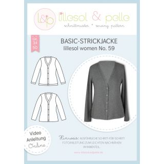 Schnittmuster - Lillesol &amp; Pelle - Lillesol Women No. 59 - Basic - Strickjacke 