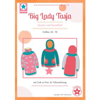 Schnittmuster - Farbenmix - Big Lady Tasja - Hoodie &amp; Kleid