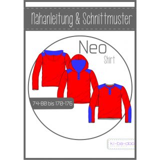 Schnittmuster - ki - ba - doo - Neo - Shirt - Boys