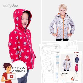 Schnittmuster - pattydoo - Charlie - Kinder Softshelljacke 