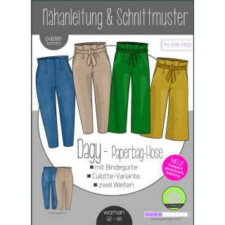 Schnittmuster - ki - ba - doo - Dagy - Paperbag - Hose - Woman