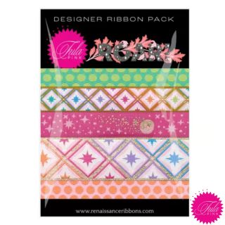 Tula Pink - Designer Bänder Set Roar Blush