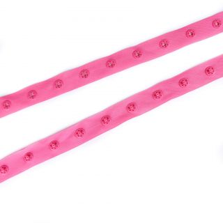 Druckerband - 2,5 cm - pink