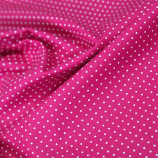 Baumwolle - Petit Dots - fuchsia