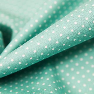 Baumwolle - Petit Dots - aqua