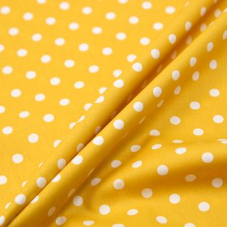 Baumwolle - Dots - gelb