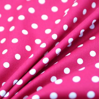 Baumwolle - Dots - fuchsia