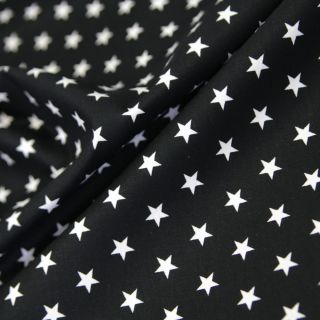 Baumwolle - Petit Stars - schwarz