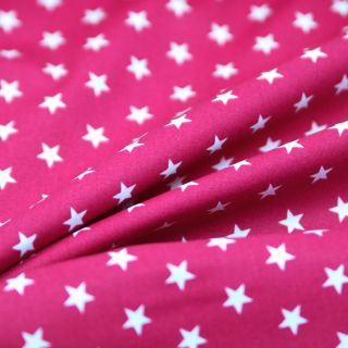 Baumwolle - Petit Stars - fuchsia