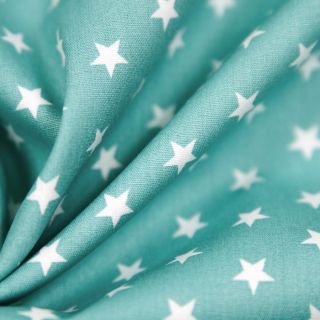 Baumwolle - Petit Stars - teal