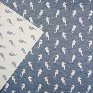 Dekostoff - Gobeline - Sea - Seepferdchen