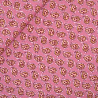 Baumwolle - Stretch - Piccolo Paisley - pink