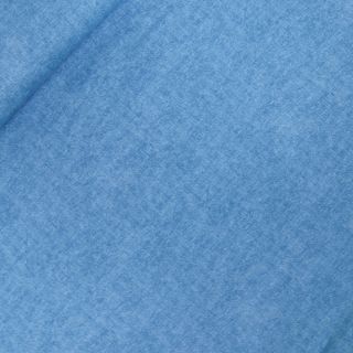 Patchwork - Baumwolle - uni - Jeans - blau 