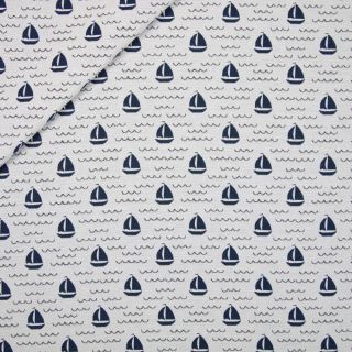 Dekostoff - Jacquard - Marine