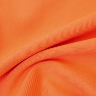 Baumwolljersey - Premium Basic - uni - orange