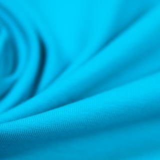 Baumwolljersey - Premium Basic - uni - aqua 