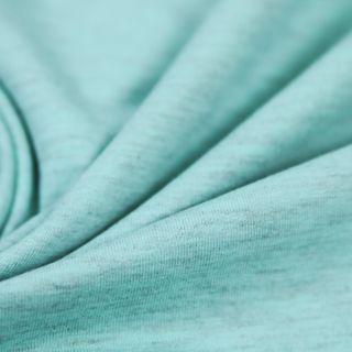 Baumwolljersey - Premium - melange - mint